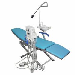 Dental Chair Turbine Unit Portable Folding Chair Medical Equipment With LED Light