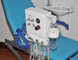 Dental Chair Turbine Unit Portable Folding Chair Medical Equipment With LED Light