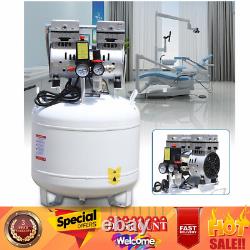 Dental Medical Air Compressor Silent Air Compressor Oilless 115PSI 0.75KW 110V