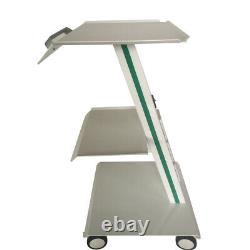 Dental Trolley Medical Mobile Cart Salon Equipment Three Layers withFoot Brake