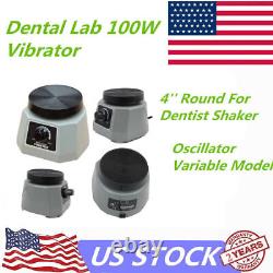 Dental Vibrator 4 Round Shape Rubber Vibration Plate Equipment Medical Shaker