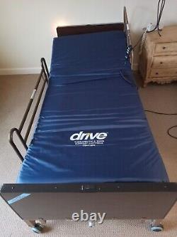 Drive Delta 1000 Full Electric Bed with therapeutic 5 zone Mattress, with manuals