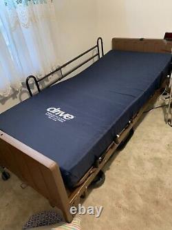 Drive Delta Full Electric Bed with therapeutic 5 zone Mattress, with manuals