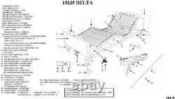 Drive Medical Delta UL 1000 Full-Electric Low Bed withAsst Medical Equip Extras