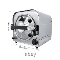 Efficient 14L Autoclave Sterilizer for Dental and Medical Use 900W 110V