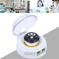 Electric Centrifuge Machine Mini Lab Medical Equip 12000 RPM with 3 in 1 Rotor