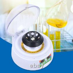 Electric Centrifuge Machine Mini Lab Medical Equip 12000 RPM with 3 in 1 Rotor