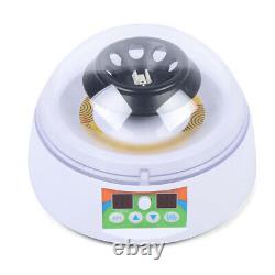 Electric Centrifuge Machine Mini Lab Medical Equip 12000 RPM with 3 in 1 Rotor