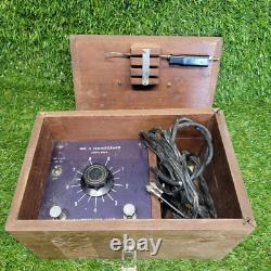 Electro Surgical Cautery FREDERICK GEIGER INC NO 4 110V Vintage Medical Equip