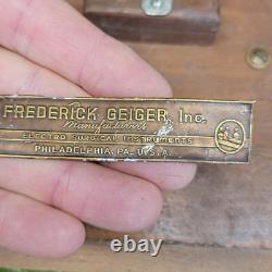 Electro Surgical Cautery FREDERICK GEIGER INC NO 4 110V Vintage Medical Equip