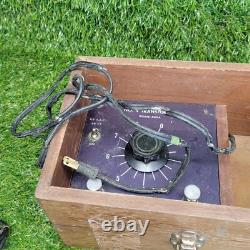Electro Surgical Cautery FREDERICK GEIGER INC NO 4 110V Vintage Medical Equip