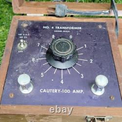 Electro Surgical Cautery FREDERICK GEIGER INC NO 4 110V Vintage Medical Equip