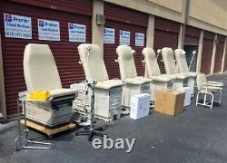 Exam Chair Hill w New Black Upholstery Grey Base Premier Used Medical Equipment