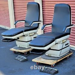 Exam Chair Hill w New Black Upholstery Grey Base Premier Used Medical Equipment