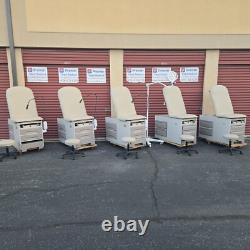 Exam Chair Hill w New Black Upholstery Grey Base Premier Used Medical Equipment