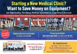 Exam Chair Ritter Midmark ENT 418 Black Uphlstry Premier Used Medical Equipment
