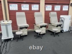 Exam Chair Ritter Midmark ENT 418 Black Uphlstry Premier Used Medical Equipment