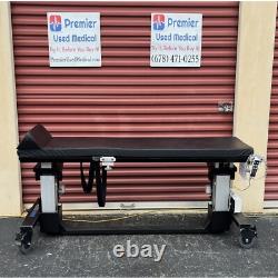 Exam Chair Ritter Midmark ENT 418 Black Uphlstry Premier Used Medical Equipment