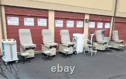 Exam Chair Table Hill HA90W New Black Upholstery Premier Used Medical Equipment