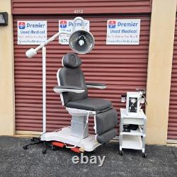Exam Chair Table Med Spa 4 Functions Gray Upholst Premier Used Medical Equipment Exam Chair Table Med Spa 4 Functions Gray Upholst Premier Used Medical Equipment
