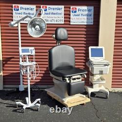 Exam Chair Table Med Spa 4 Functions Gray Upholst Premier Used Medical Equipment Exam Chair Table Med Spa 4 Functions Gray Upholst Premier Used Medical Equipment