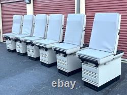 Exam Chair Table Med Spa 4 Functions Gray Upholst Premier Used Medical Equipment Exam Chair Table Med Spa 4 Functions Gray Upholst Premier Used Medical Equipment
