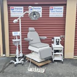 Exam Chair Table Med Spa Gio Pelle 4626 Graphite Premier Used Medical Equipment