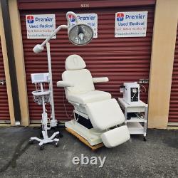 Exam Chair Table Med Spa Gio Pelle 4626 Graphite Premier Used Medical Equipment