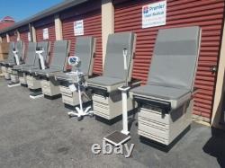 Exam Table Chair Med Spa w New White Upholstery Premier Used Medical Equipment