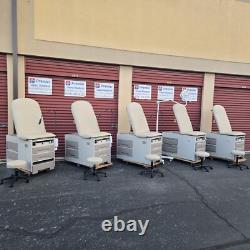 Exam Table Chair Med Spa w New White Upholstery Premier Used Medical Equipment