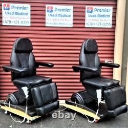 Exam Table Chair Med Spa w New White Upholstery Premier Used Medical Equipment