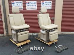 Exam Table Chair Model 5020 New Creme Upholstery Premier Used Medical Equipment