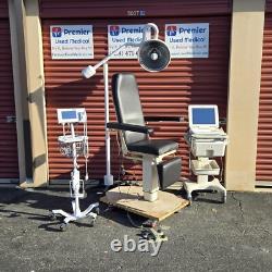 Exam Table Chair UMF 8677 w New Black Upholstery Premier Used Medical Equipment