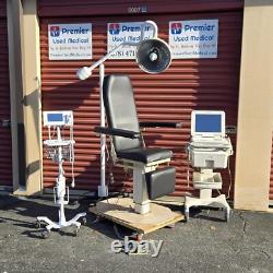 Exam Table Chair UMF 8677 w New Black Upholstery Premier Used Medical Equipment