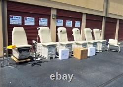 Exam Table Chair UMF 8677 w New Black Upholstery Premier Used Medical Equipment