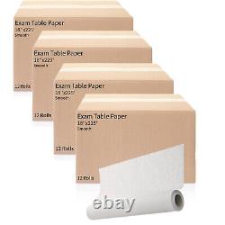 Exam Table Paper 18''X225' Disposable Smooth Medical Barrier Cover Roll Wide