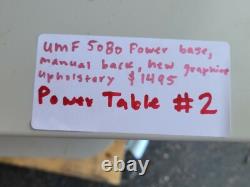 Exam Table Power UMF 5080 New Graphite Upholstery Premier Used Medical Equipment