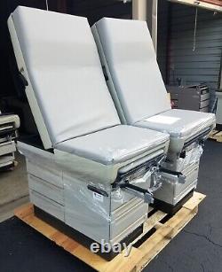 Exam Tables Midmark 404 w New Graphite Upholstery Premier Used Medical Equipment