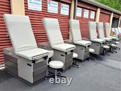 Exam Tables Midmark 404 w New Graphite Upholstery Premier Used Medical Equipment
