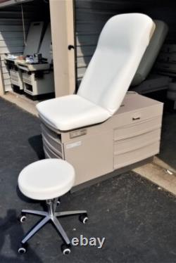 Exam Tables Midmark 404 w New Graphite Upholstery Premier Used Medical Equipment