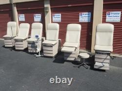 Exam Tables Midmark 404 w New Graphite Upholstery Premier Used Medical Equipment