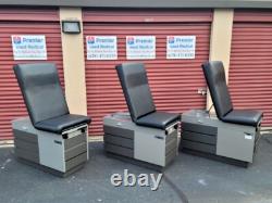 Exam Tables Midmark 404 w New Graphite Upholstery Premier Used Medical Equipment