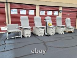 Exam Tables Midmark 404 w New Graphite Upholstery Premier Used Medical Equipment