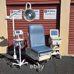Exam Tables Midmark 404 w New Graphite Upholstery Premier Used Medical Equipment