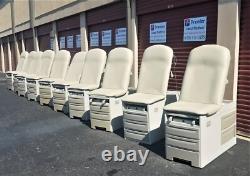 Examination Tables Brewer w New Creme Upholstery Premier Used Medical Equipment