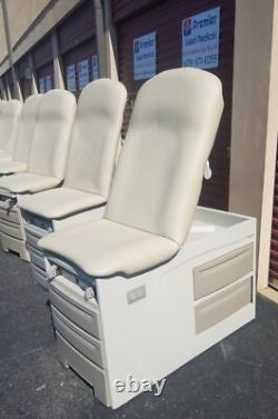 Examination Tables Brewer w New Creme Upholstery Premier Used Medical Equipment