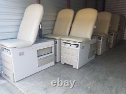 Examination Tables Brewer w New Creme Upholstery Premier Used Medical Equipment