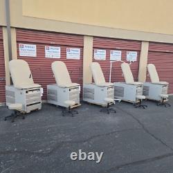Examination Tables Brewer w New Creme Upholstery Premier Used Medical Equipment