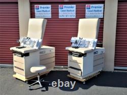 Examination Tables Brewer w New Creme Upholstery Premier Used Medical Equipment