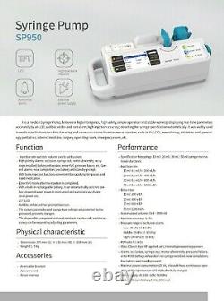 FDA Syringe Pump VET Veterinary Use Injection equipment 2.8''LCD rechargeable US